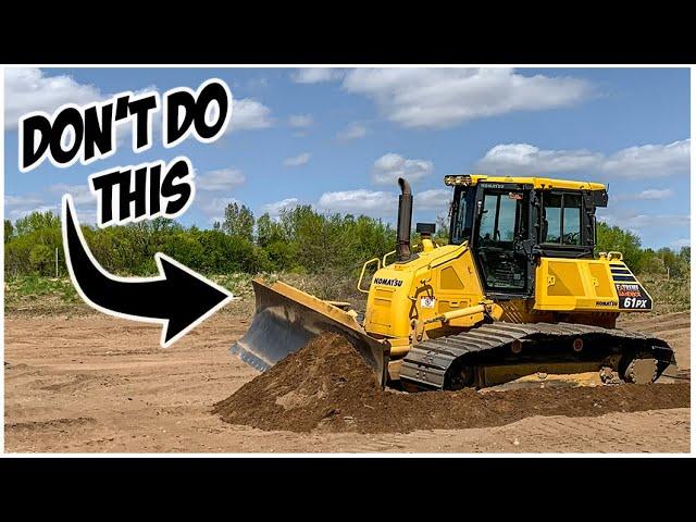 What NOT to do in a Bulldozer | Heavy Equipment Operator