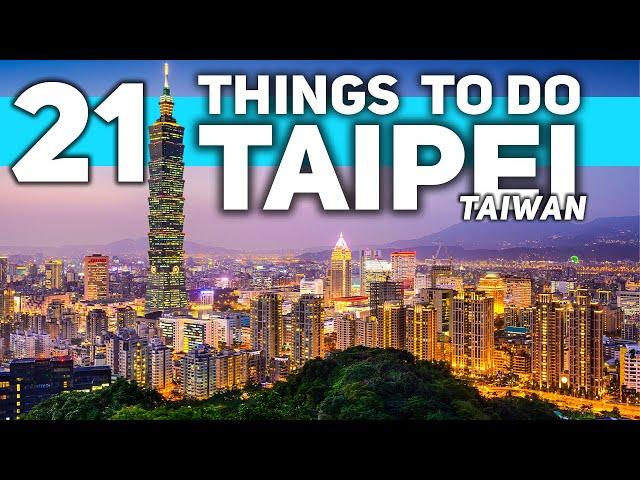 Best Things To Do in Taipei Taiwan 2025 4K