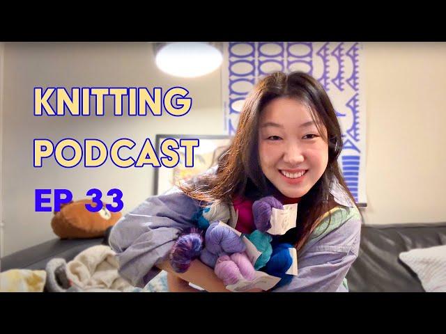 Christmas knitting, Sock factory, berlin-ish scarf | ep 33 | future fiber knitting podcast