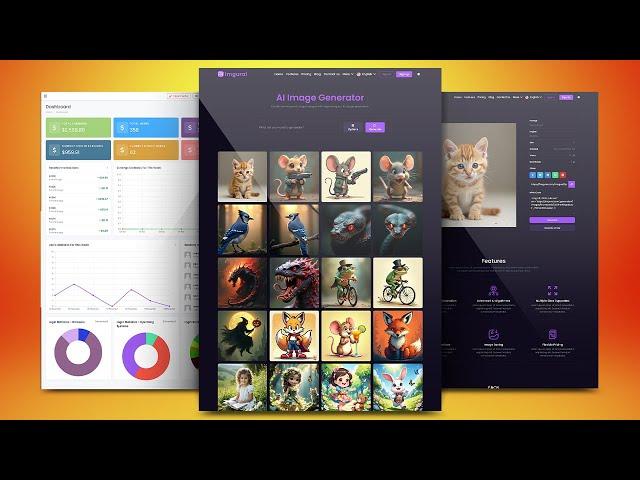 How to Create An AI Image Generator Website  | Build an AI Image Generator SaaS Project