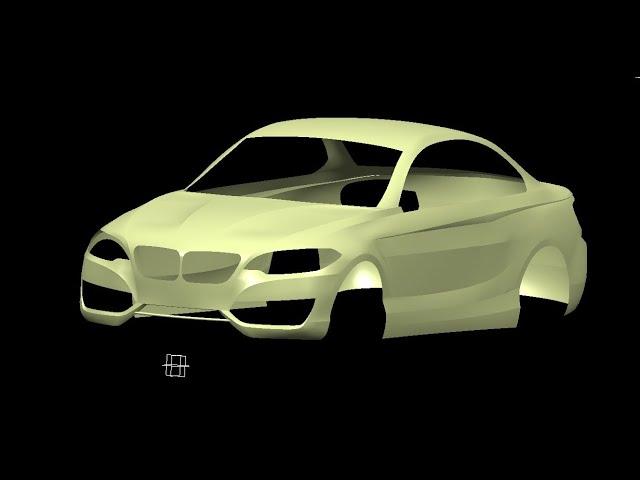 CATIA V5 (Part 1) BMW 220 coupe SURFACE modeling #Automobile Design