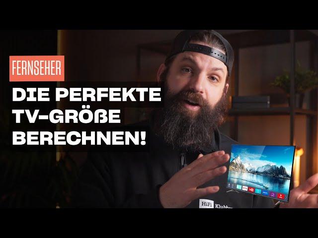 Die perfekte TV-Größe berechnen - So findest du den richtigen Fernseher! 