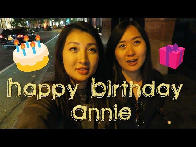 Mia's Vlogs - Getting distracted in NYC & celebrating Annie's Birthday!