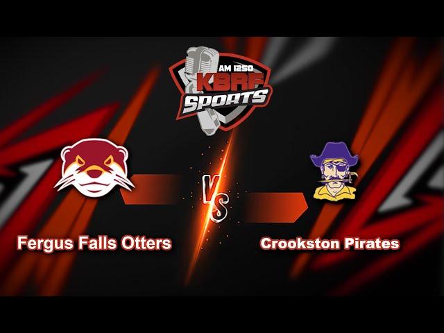 Fergus Falls Otters vs. Crookston Pirates - Boys' Hockey - December 14th - KBRF Sports