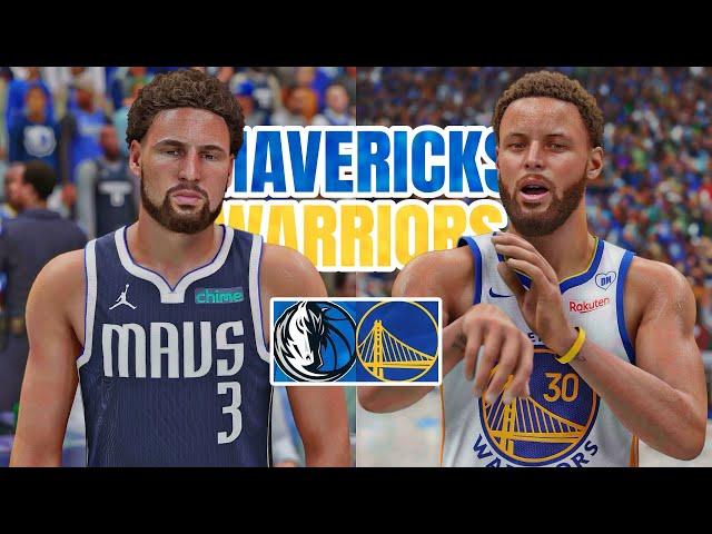 KLAY THOMPSON with MAVERICKS vs WARRIORS | NBA 2K24 (PS5)