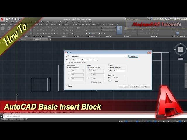 AutoCAD How To Insert Block