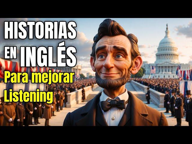 Abraham Lincoln en 5 Minutos | Historias Cortas para Aprender INGLÉS️