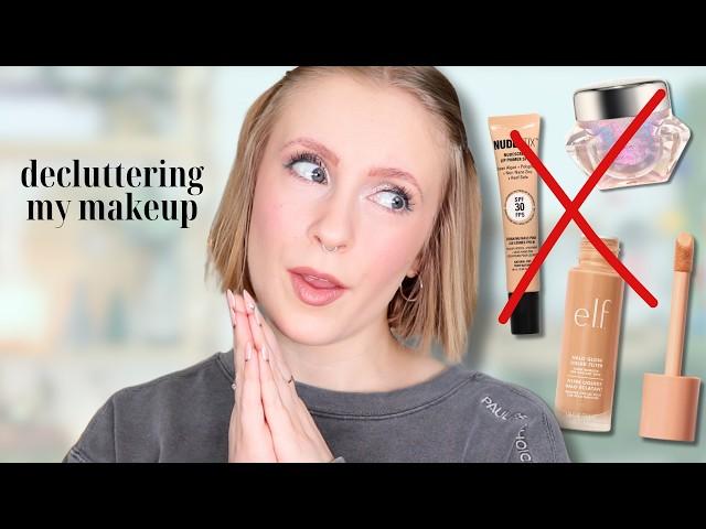 MAKEUP DECLUTTER... I wasn't ready to say goodbye :(