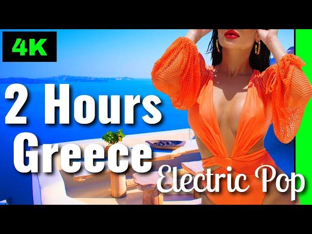 Best Vocal Electric Pop Greece 4K-Relaxation Film With Drone Aerial View