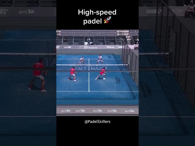 High-speed padel  #shorts #padel