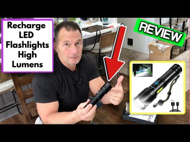 Rechargeable LED Flashlights High Lumens