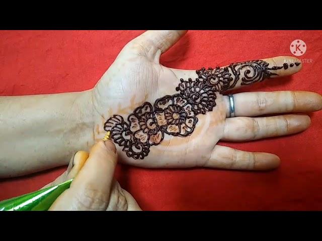 Shipra's Art World  || Simple and easy mehndi design 