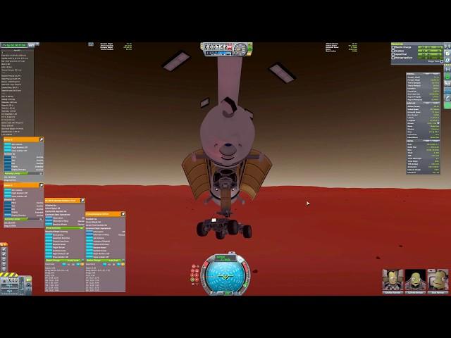 KSP Stock Krakentech (Kerbhatten Project) Duna Helicopter Demonstration