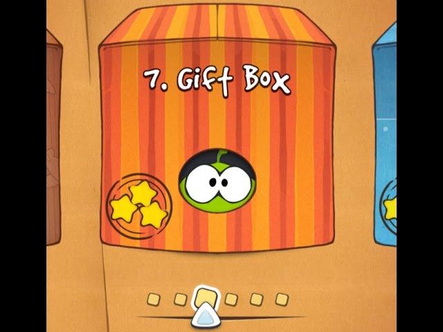 Прохождение "Cut the Rope HD". Эпизод "7. Подарочная"