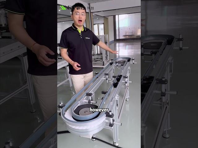 Boost factory productivity with advanced conveyor solutions #conveyor #machine#flexiblebendconveyors