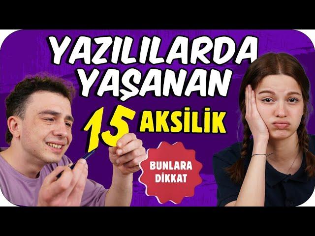 YAZILILARDA YAŞANAN 15 ŞANSSIZ DURUM 