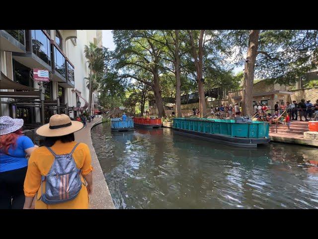 Walking the Riverwalk in San Antonio, TX - Summer 2024