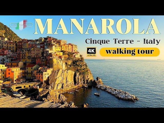 MANAROLA 4K virtual walking tour  mesmerizing Cinque Terre Italy 2024