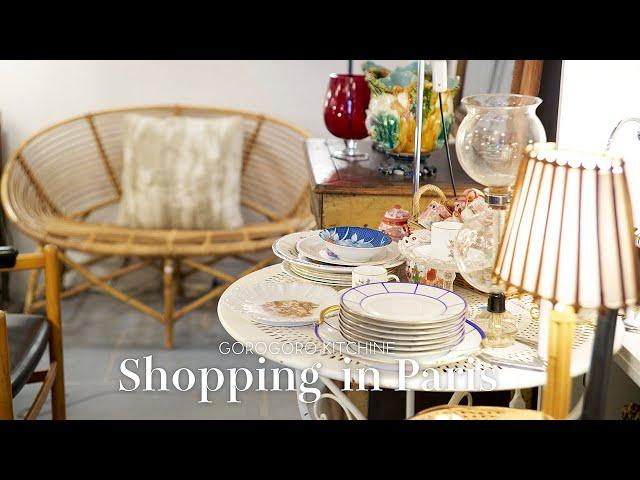 Visiting a wonderful antique shop in Paris - Looking for furniture for our new home｜France vlog