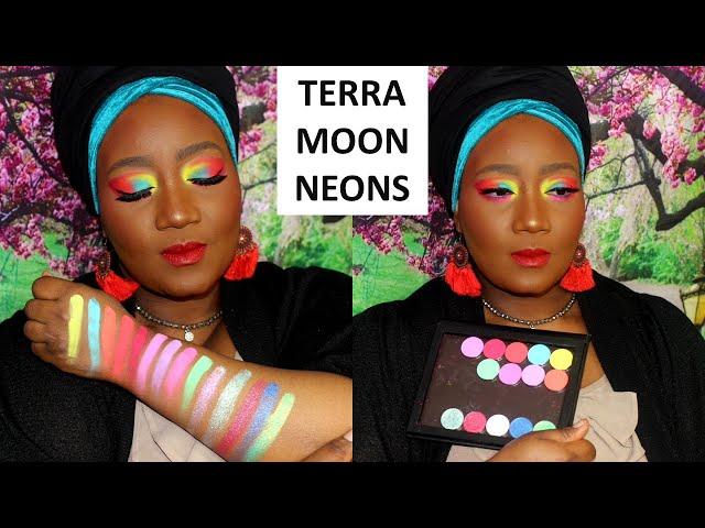 TERRA MOON NEON SHADOWS PLUS MORE SHIMMERS| SWATCH FEST