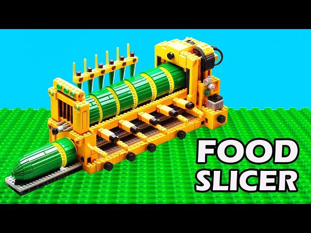 Testing LEGO Food Slicer - LEGO Technic Cutting Machine