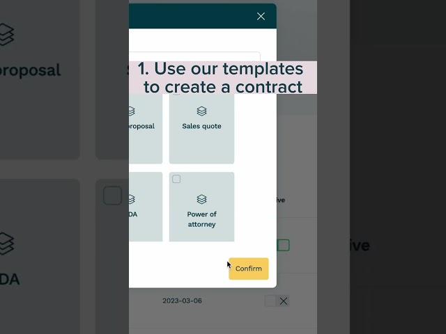 4 steps on how to create and sign a contract | Oneflow