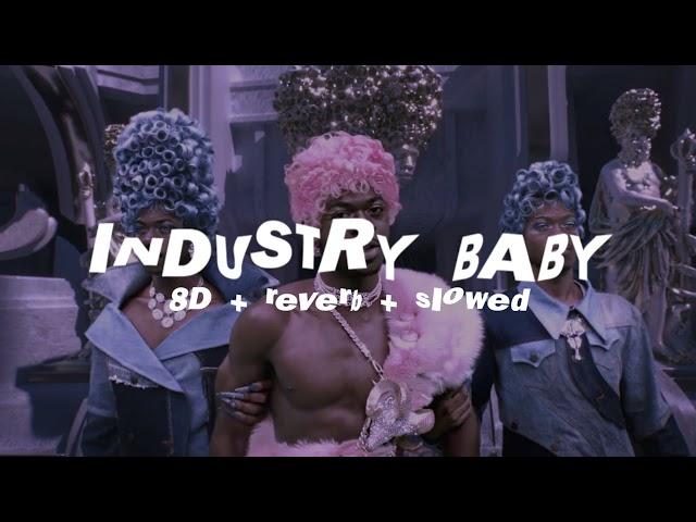 lil nas x ft. jack harlow - industry baby 8D [slowed & reverb]