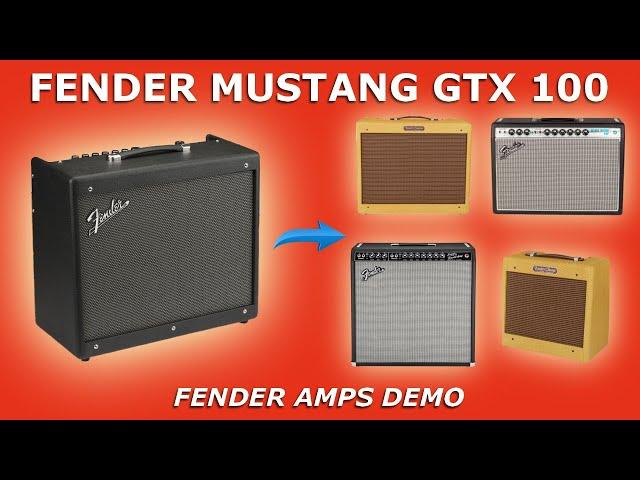 Fender Mustang GTX100 | Fender Amps Demo