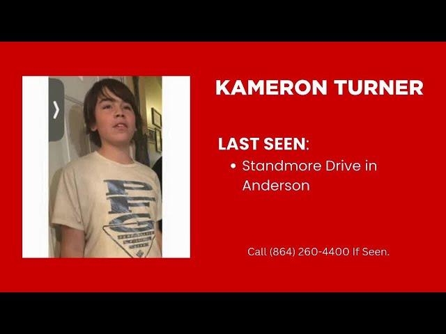 Missing: Kameron Turner