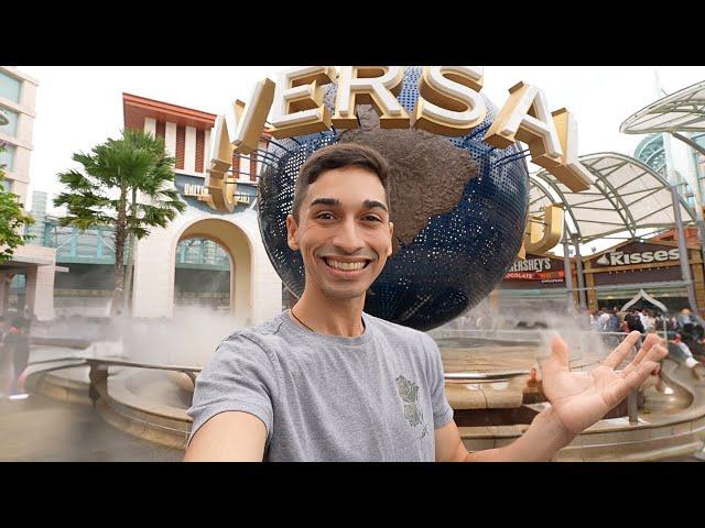 My FIRST TIME At Universal Studios Singapore! Exploring The NEW Minion Land & More!