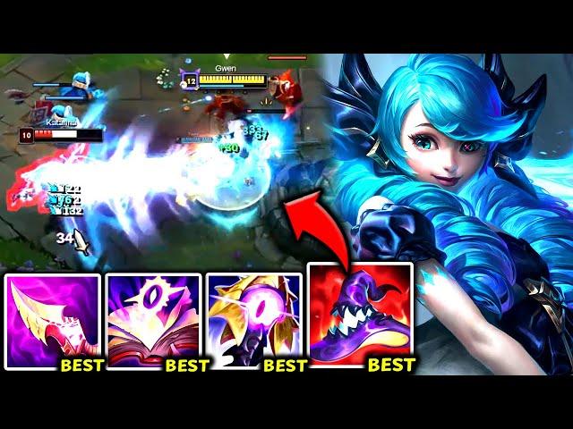 GWEN TOP CAN NOW 1V9 WITH YOUR EYES 100% CLOSED (HIGH W/R) - S14 Gwen TOP Gameplay Guide