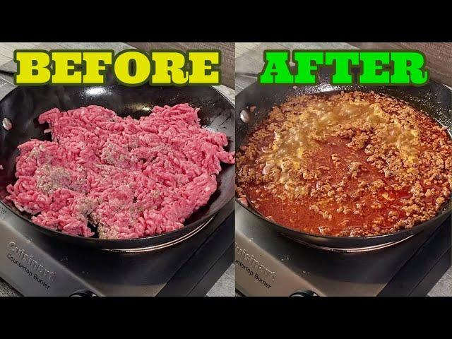 MAKE PERFECT TACO MEAT in under 10 MINUTES 