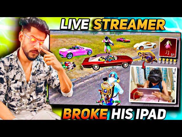  YOUTUBER BROKE HIS IPAD DURING LIVE STREAMER ️@SOUVIKDLIVE1