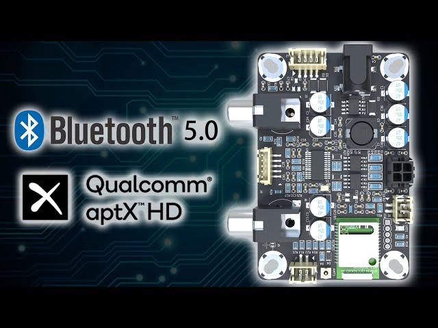 aptX HD Bluetooth Version 5.0 Audio Receiver Board - BRB3 (41136)