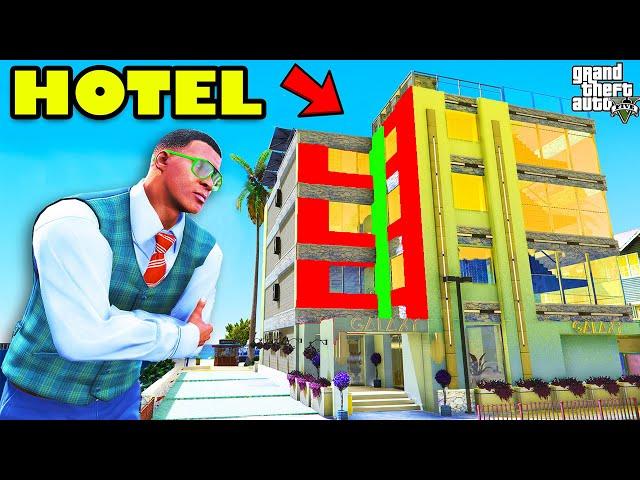 Franklin Opened Most Expensive Luxury Beach Hotel In GTA 5 | SHINCHAN and CHOP