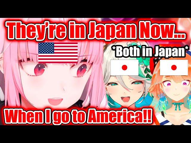 Calli Realizes Something About The HoloEN Girls Being In Japan Now【Hololive EN】