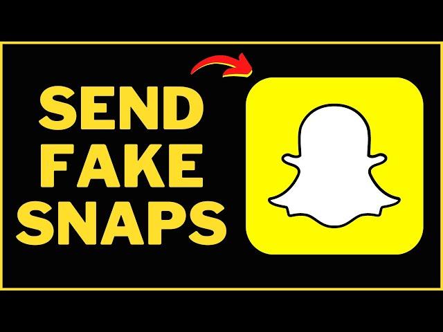 How To Send Fake Snaps On Snapchat I Send Fake Snaps In Snapchat (2023)