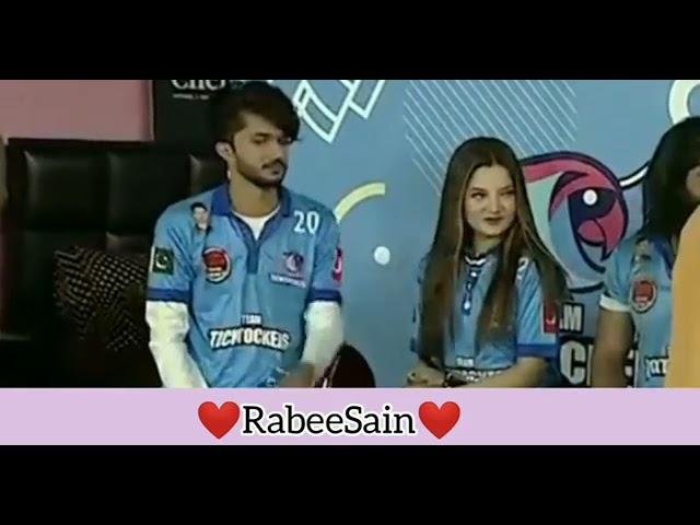 Rabeesain cute moment  || rabeeca khan Hussain tareen || team tiktokers season 5 ||