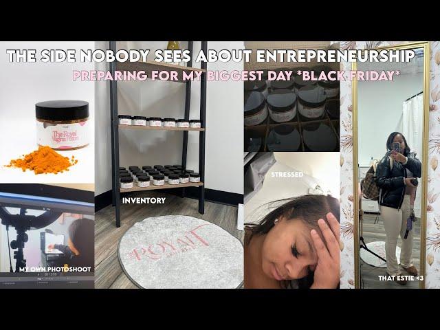 Entrepreneur Series EP1: ╰┈ Day In The Life of an GIRL-Preneur prepping for Black Friday