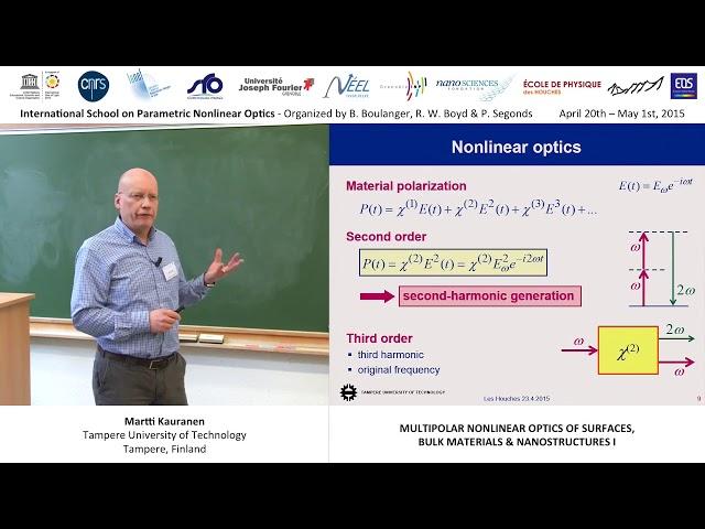 13/44 Multipolar nonlinear optics of surfaces, bulks & nanostructures I