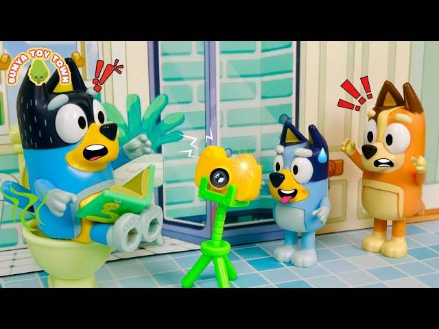 BLUEY Stop Being Nosey!  | Lessons For Kids | Pretend Play with Bluey Toys