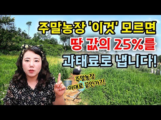 주말농장 '이것' 모르면 땅 값의 25%를 과태료로 냅니다!, 주말농장 이대로 끝인가?!, 벌금 500만원, 농지법 개정,귀농귀촌,전원주택,전원생활,청년농부,귀촌부부,시골집