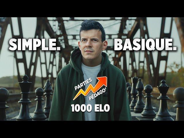 Des plans SIMPLES et BASIQUES pour arriver à 1000 Elo aux échecs