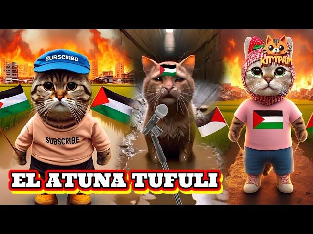 Kucing malang menangis‼️nyanyi lagu El atunatufuli free Palestina#laguatunatufuli #freepalestine