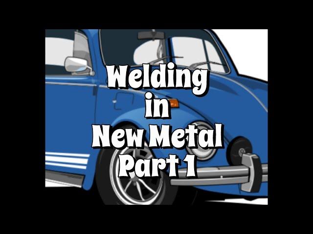 1971 VW Super Beetle Restoration, Episode 15 - Welding in New Metal Part 1