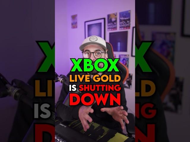 Xbox Live Gold is Shutting Down  #shorts #xbox #xboxgamepass #xboxone #xboxseriesx #xbox360