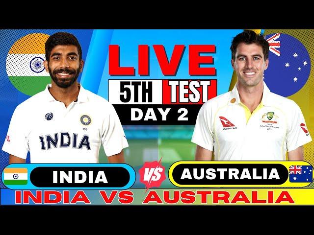 India vs Australia, 5th Test, Day 2 | IND vs AUS Live Match Score | Live Cricket Match commentary