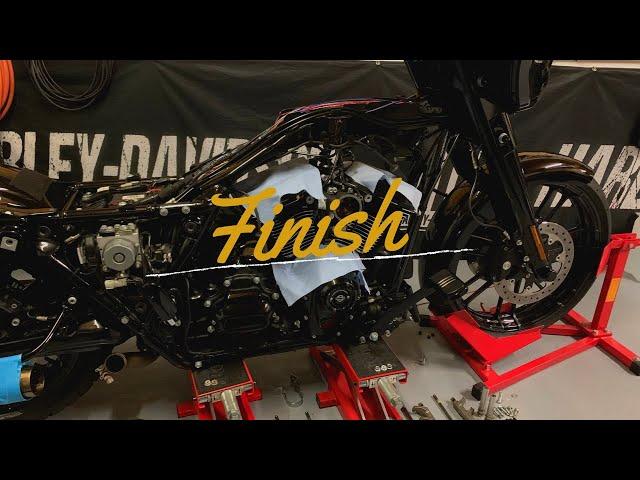 Harley Davidson Street Glide Umbau Update Finish