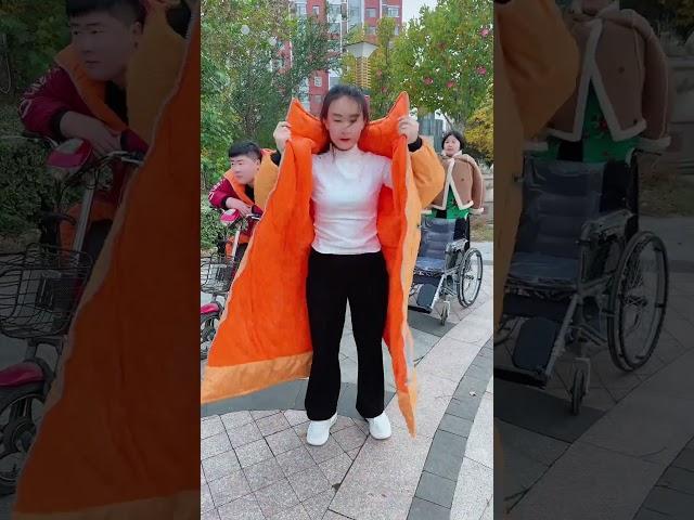 Douyin to see [Fei Fei's recommended works] #Windbreaker riding an