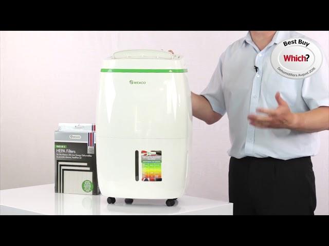 How to use your Meaco 20L Low Energy Dehumidifier and Air Purifier | Meaco